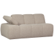 WOOOD MOJO 1,5-personers sofa med armln, venstre, boucle, beige meleret