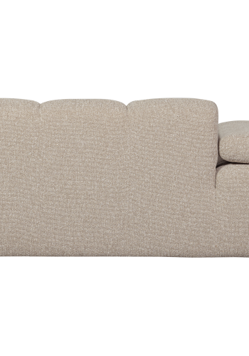 WOOOD MOJO 1,5-personers sofa med armln, venstre, boucle, beige meleret