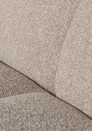 WOOOD MOJO 1,5-personers sofa med armln, venstre, boucle, beige meleret