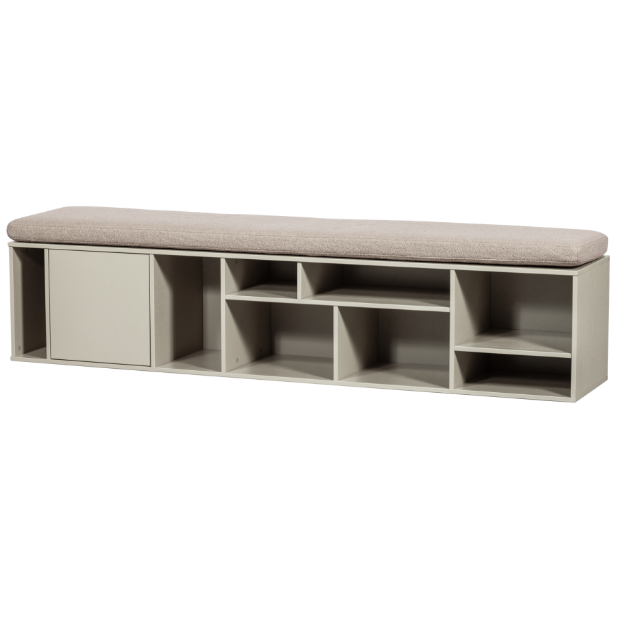 WOOOD LETTERBA(N)K XL-BÄNK I FURU INKLUSIVE DYNA [fsc]