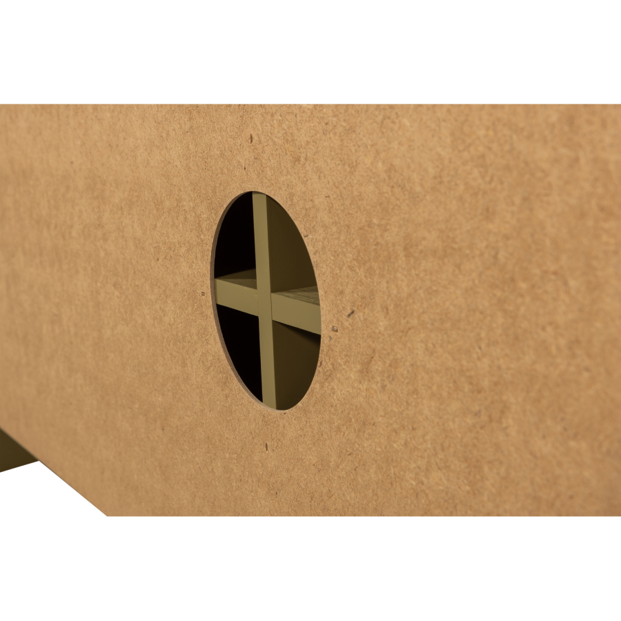 WOOOD BASU TV-MBEL 152 CM FYRRETR [fsc]