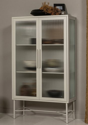 WOOOD Tuve sidebord, rund - brun/sort MDF (30)