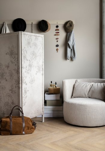 VTWONEN Explore lnestol - natur bouclé stof og plastik