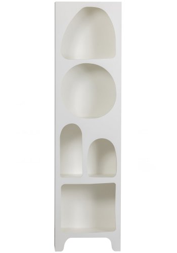 WOOOD Caz skab, Lille - hvid krydsfinér