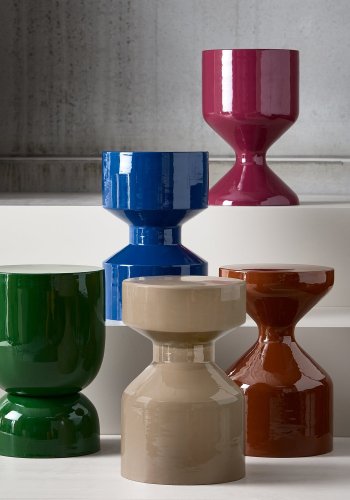 WOOOD Ferry sidobord, runt - metallsvamp (�30)