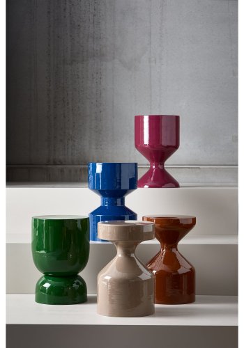 WOOOD Floyd sidebord, rund - tapenade metal (30)