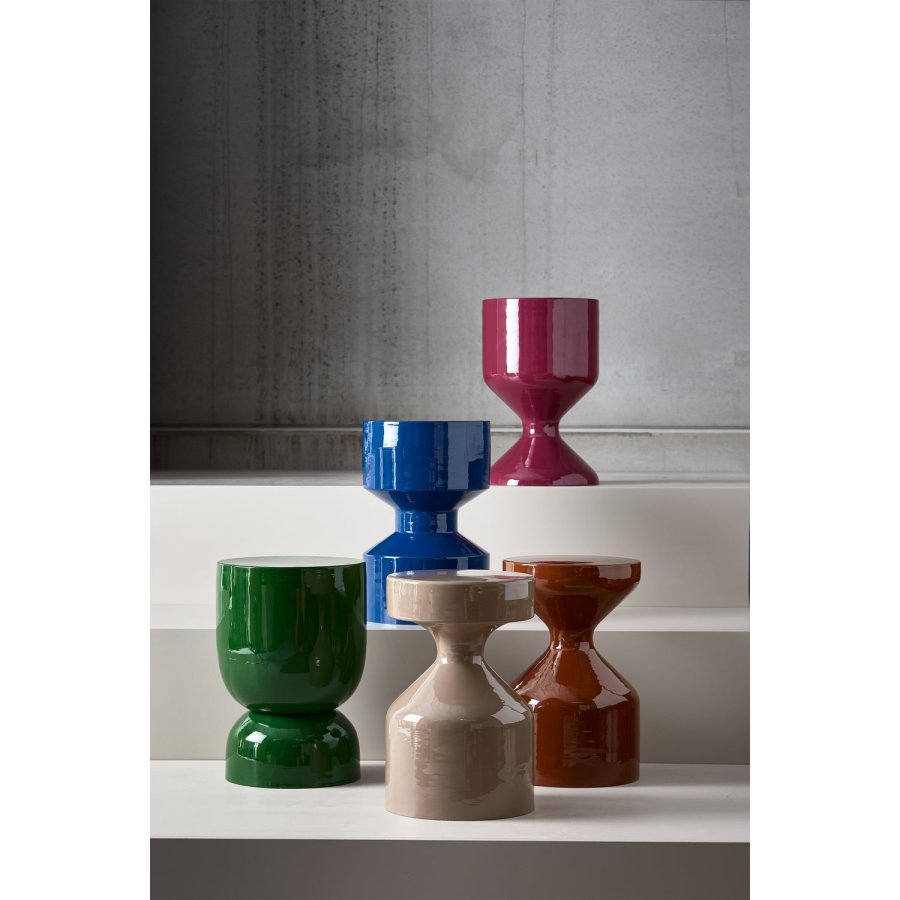 WOOOD Floyd sidebord, rund - tapenade metal (30)