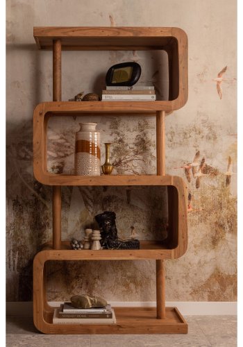 WOOOD Rattle reol - natur akacietr