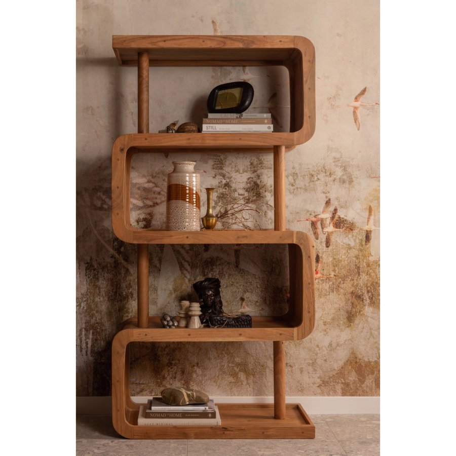 WOOOD Rattle reol - natur akacietr