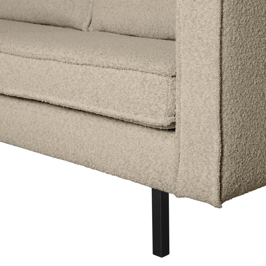 WOOOD Rodeo 2,5 pers. sofa - beige bouclé