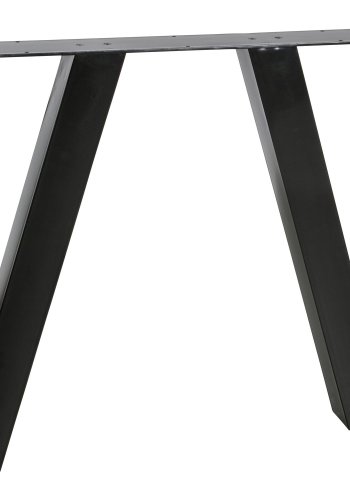 WOOOD Tablo Utrecht bordben - svart metall