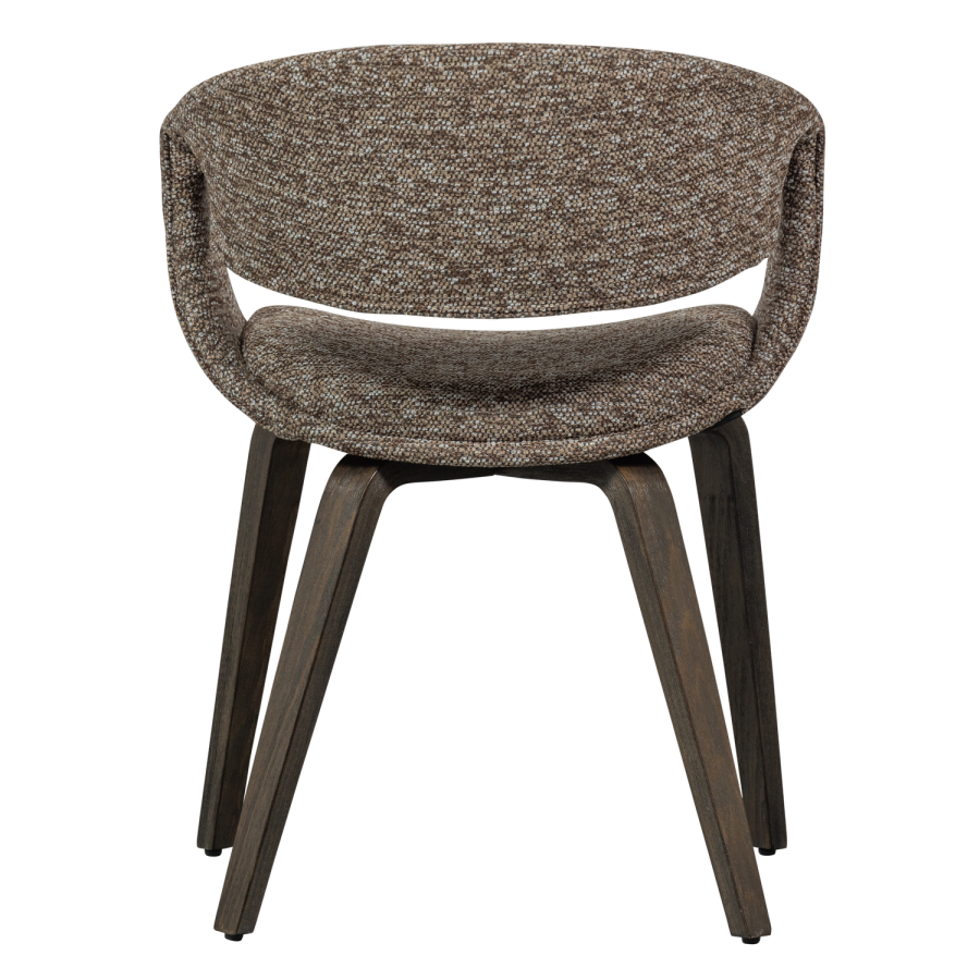 WOOOD YOSSI SPISESTOL BRUN MED TRE MRK BRUN