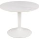 ACT NORDIC Malta salongbord, rundt - hvit Unico keramikk/MDF/st�l (�60x45)