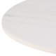 ACT NORDIC Malta salongbord, rundt - hvit Unico keramikk/MDF/st�l (�60x45)