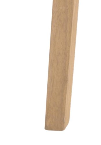 ACT NORDIC Dima Barhocker, mit Rückenlehne und Fußstütze – schwarzes PU/Polypropylen und Naturkautschukholz