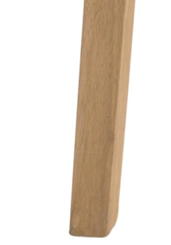 ACT NORDIC Dima Barhocker, mit Rückenlehne, Fußstütze und Reißverschluss – hellgrauer Stoff und Naturkautschukholz