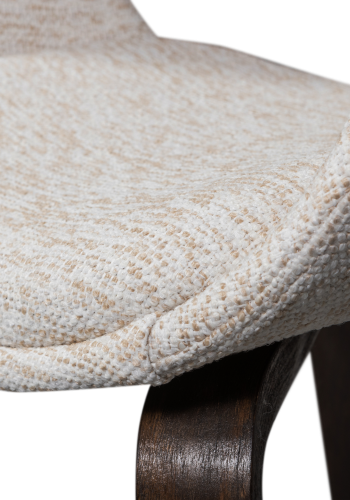 WOOOD YOSSI SPISESTOL NATURLIG MED TRE MRK BRUN