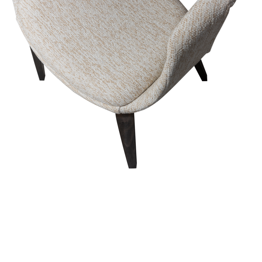 WOOOD YOSSI SPISESTOL NATURLIG MED TRE MRK BRUN