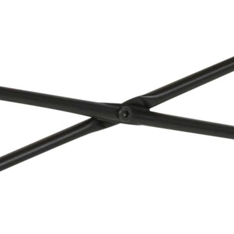 ACT NORDIC Seaford skrivebord, rektangulr - natur vild eg ru papir og sort stl (100x45)