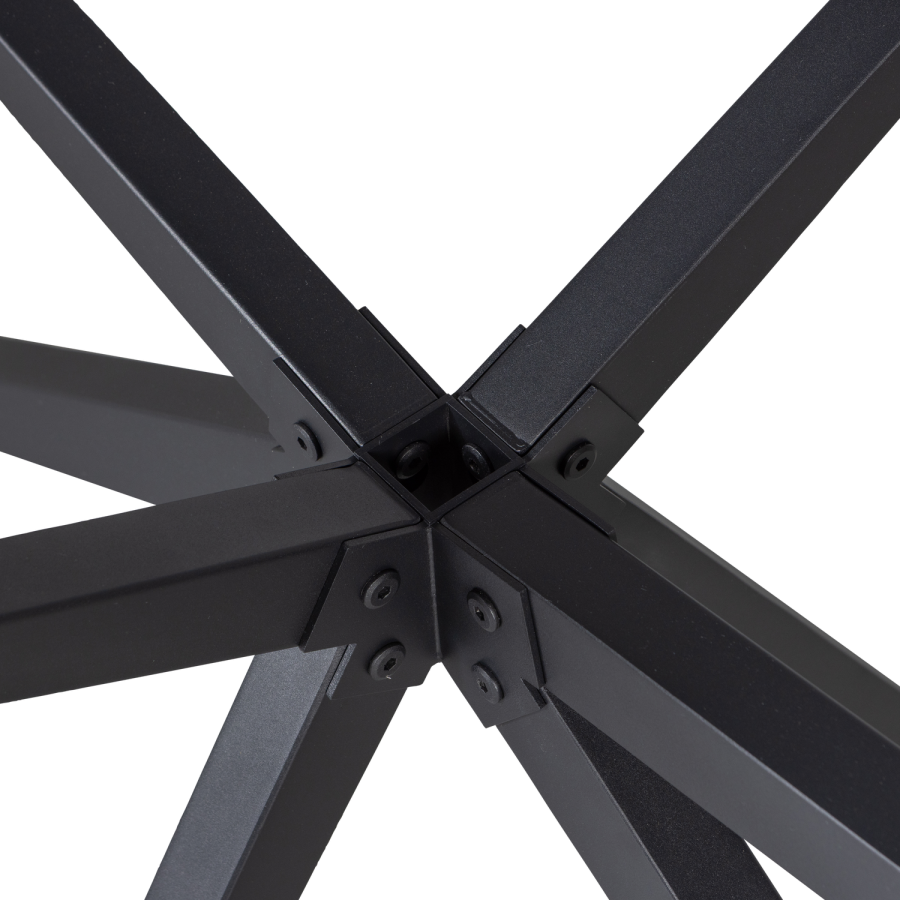 WOOOD HOLLAND KORSBEN XL METALL SVART