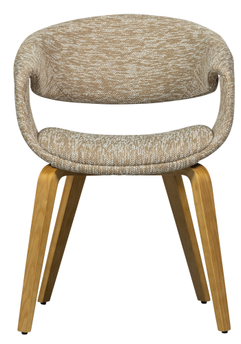 WOOOD YOSSI SPISESTOL SAND MED NATURTRE