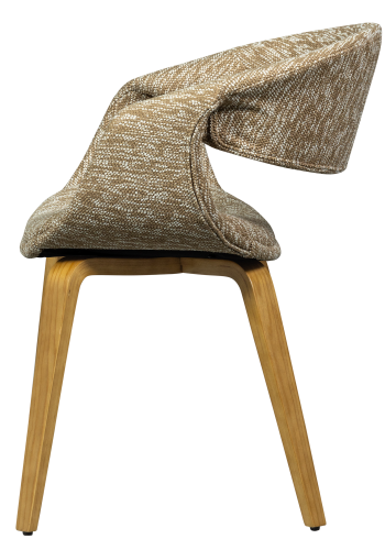 WOOOD YOSSI SPISESTOL SAND MED NATURTRE