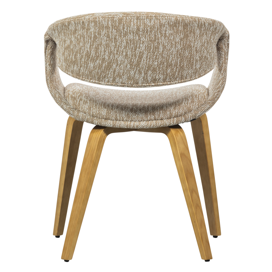 WOOOD YOSSI SPISESTOL SAND MED NATURTRE