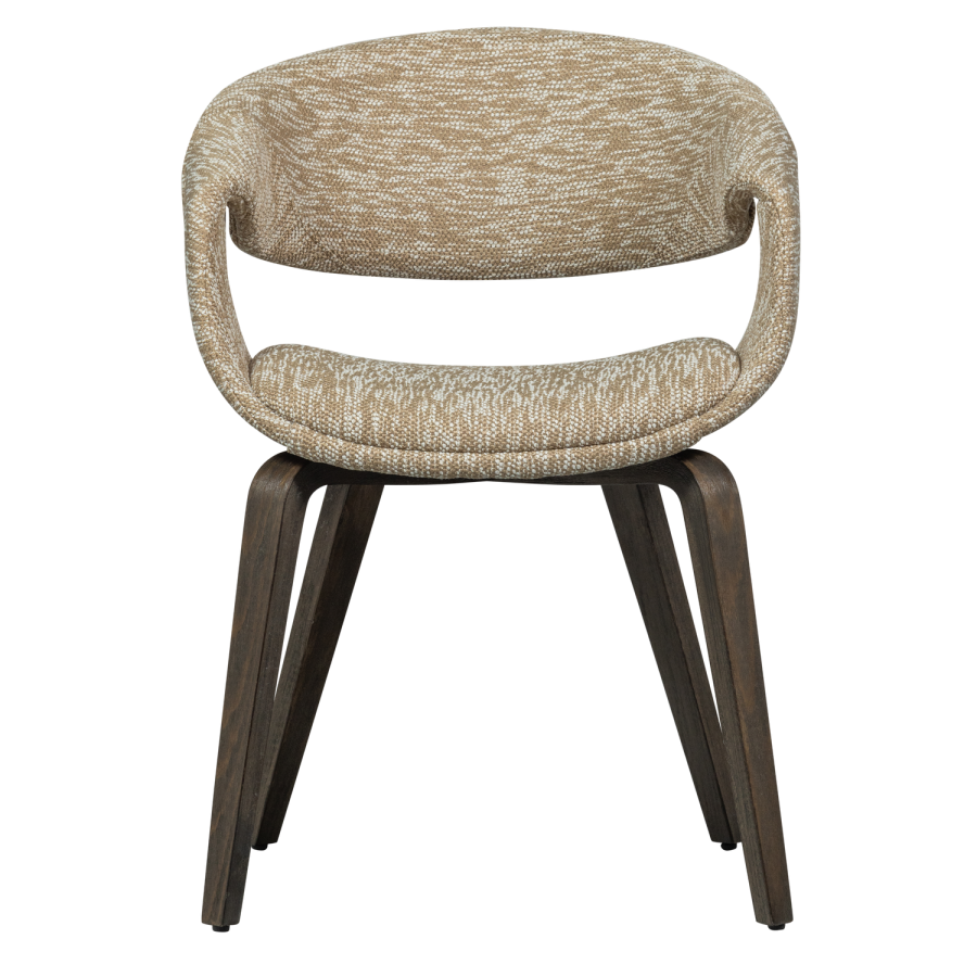 WOOOD YOSSI SPISESTOL SAND MED TRE MRK BRUN