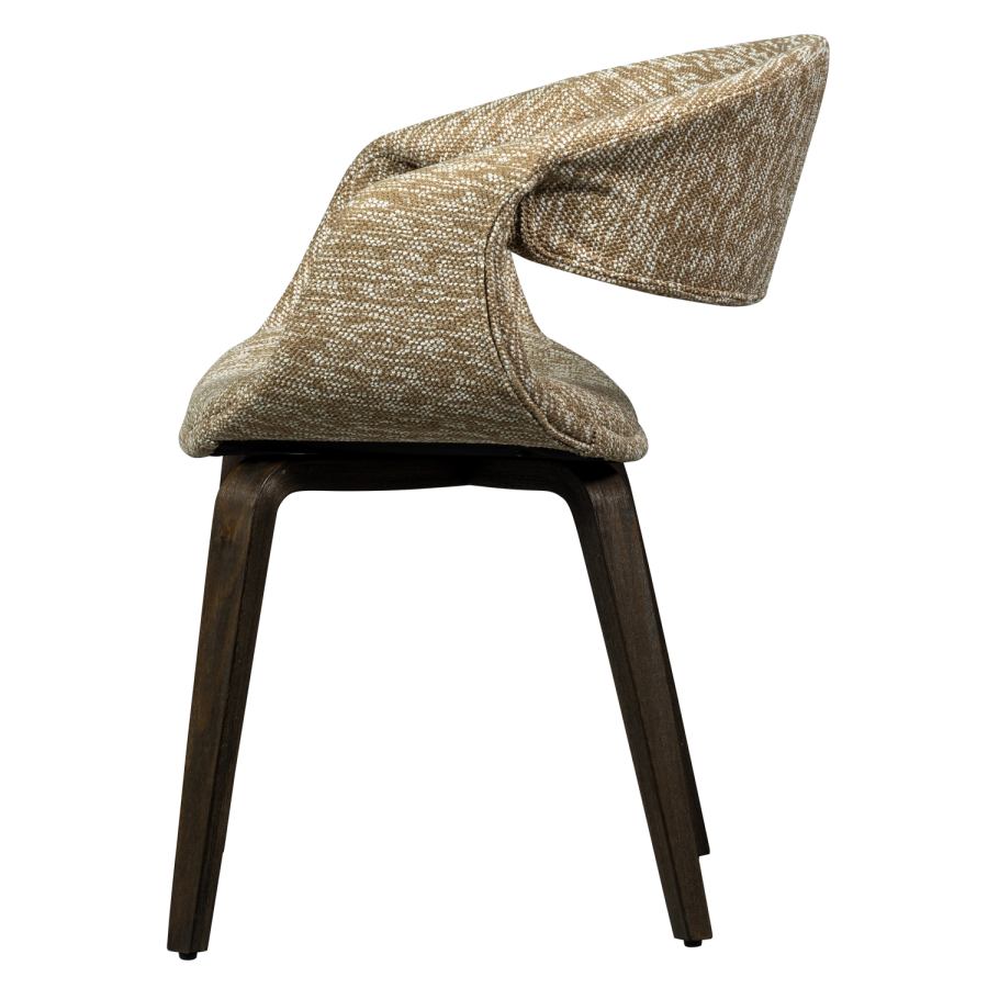 WOOOD YOSSI SPISESTOL SAND MED TRE MRK BRUN