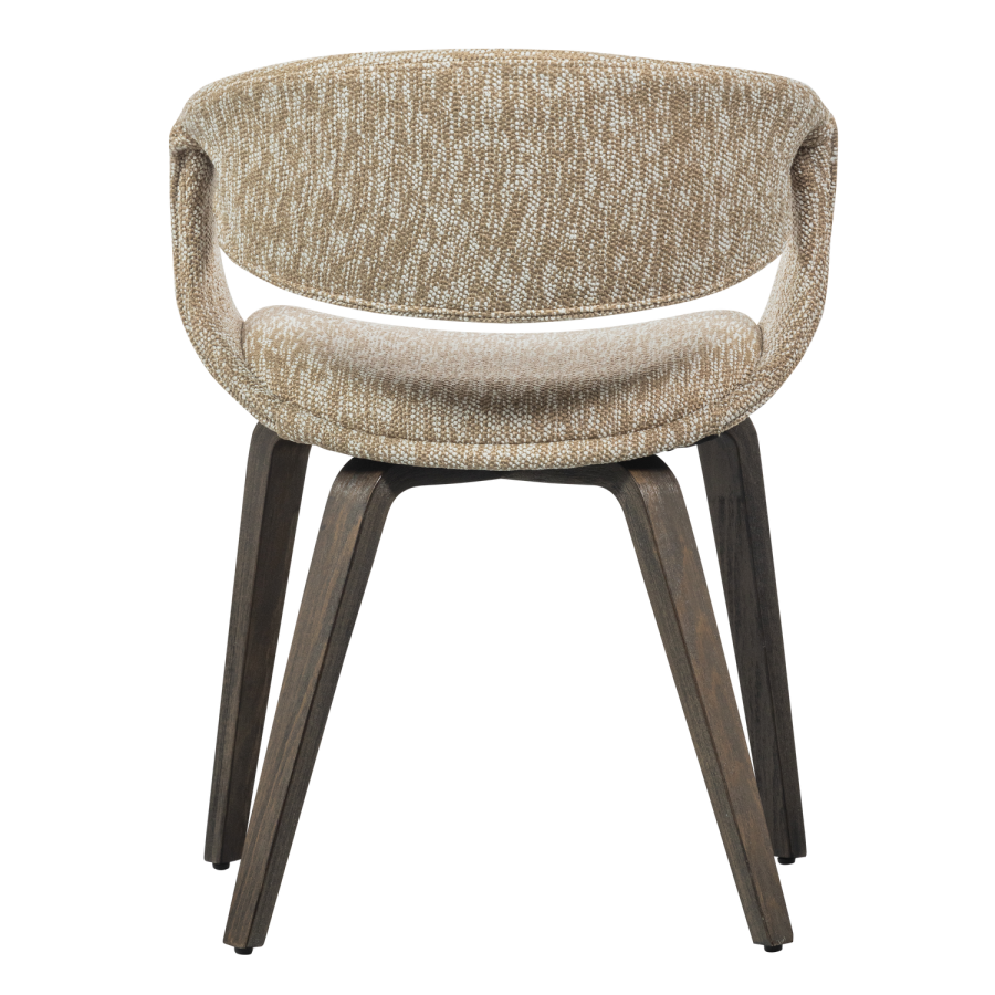 WOOOD YOSSI SPISESTOL SAND MED TRE MRK BRUN