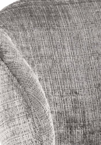 ACT NORDIC Darlene spisestuestol, med armlener, svingfunksjon, retursving - grtt stoff og svart stl