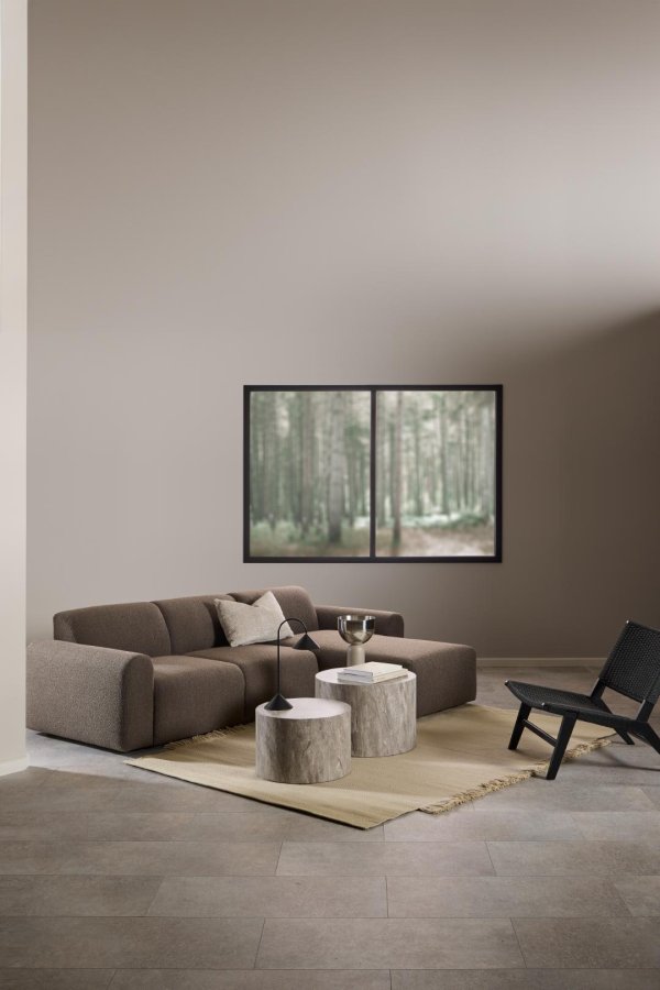 ACT NORDIC Dice sofabord, rund - gr marmor river ru papir (58) (st med 2)