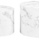 ACT NORDIC Dice sofabord, rundt - hvit marmor Carrara grovt papir (58) (sett med 2)
