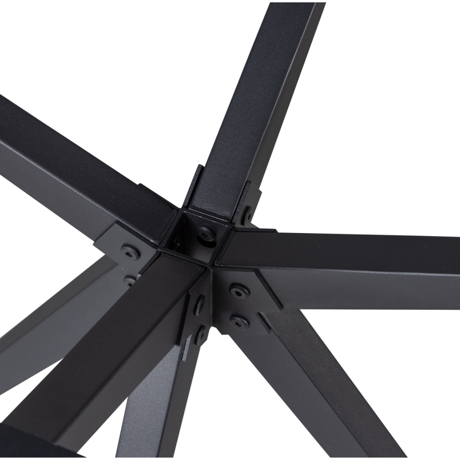 WOOOD HOLLAND KORSBEN METALL SVART