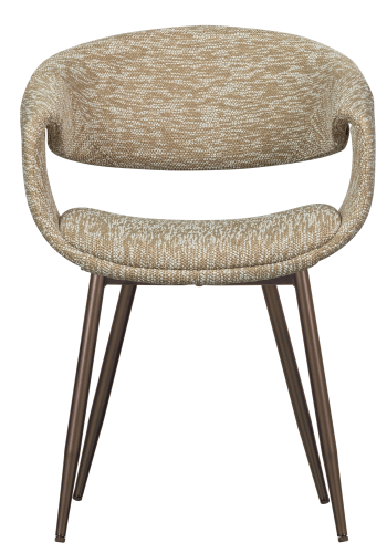 WOOOD YOSSI SPISESTOL SAND MED KOBBERMETALLBEN