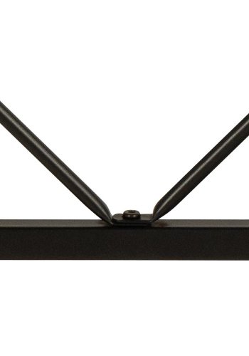 ACT NORDIC Bahamas skrivebord, rektangulr - mat rustik eg ru melamin og sort (120x60)