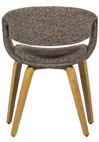 WOOOD YOSSI SPISESTOL BRUN MED NATURTRE