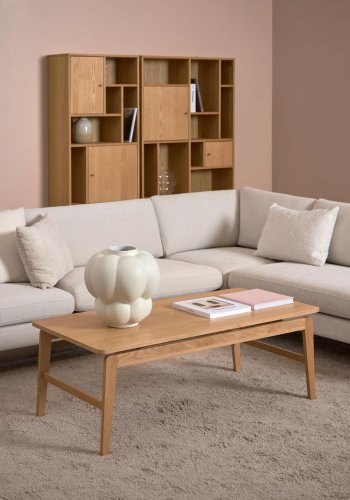 ACT NORDIC Essex salongbord, rektangulrt - UV-lakkert eikefiner og NC-lakkert eik (120x60)