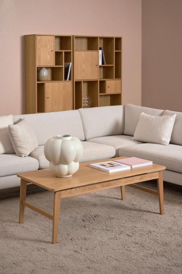 ACT NORDIC Essex salongbord, rektangulrt - UV-lakkert eikefiner og NC-lakkert eik (120x60)