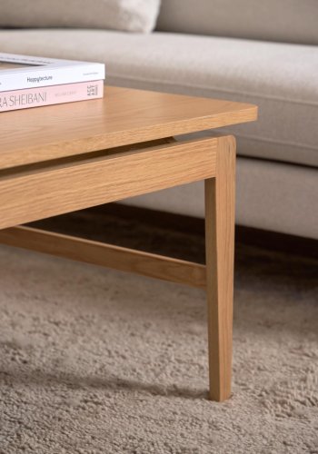 ACT NORDIC Essex salongbord, rektangulrt - UV-lakkert eikefiner og NC-lakkert eik (120x60)