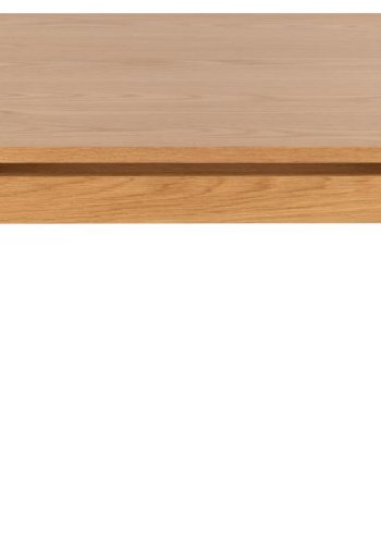 ACT NORDIC Essex Couchtisch, quadratisch - UV-lackiertes Eichenfurnier und NC-Lack-Eiche (80x80)