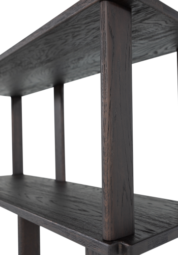 WOOOD RISS BOKHYLLA EK MYSTICKE BRUN 186X90CM