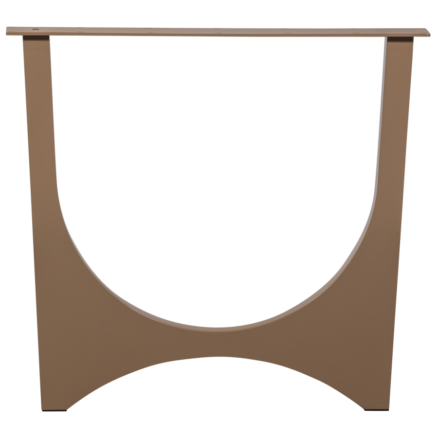 TRÄ ZAANDAM DESIGNBEN METALL MÖRK SAND