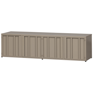 WOOOD LEVEL TV-BORD METAL SAND 44x160CM