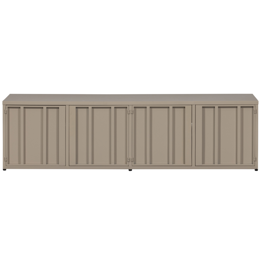 WOOOD LEVEL TV-BORD METAL SAND 44x160CM