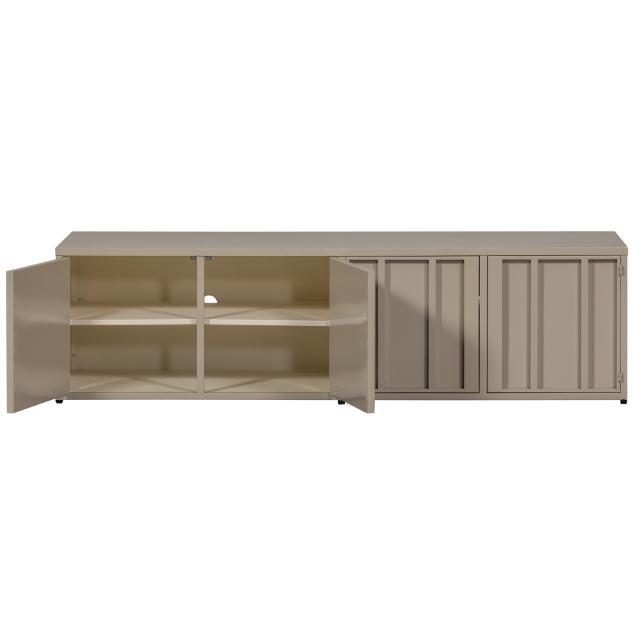 WOOOD LEVEL TV-BORD METAL SAND 44x160CM