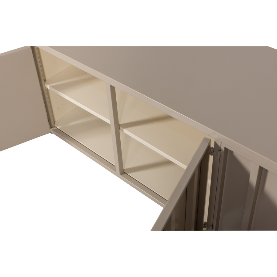 WOOOD LEVEL TV-BORD METAL SAND 44x160CM