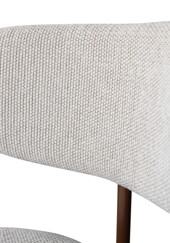 WOOOD TRAVIS SPISESTOL HVIT