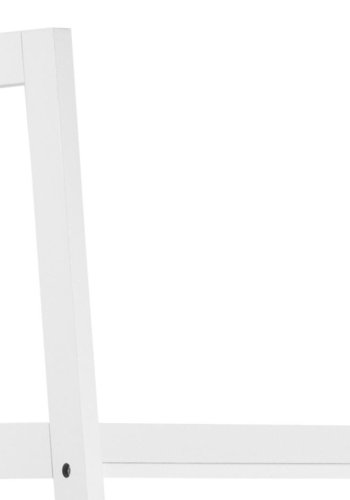 ACT NORDIC Wally Bücherregal, mit Treppenform und 5 Regalen – weißes MDF