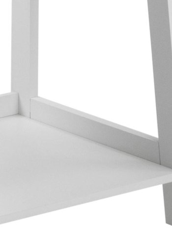 ACT NORDIC Wally Bücherregal, mit Treppenform und 5 Regalen – weißes MDF